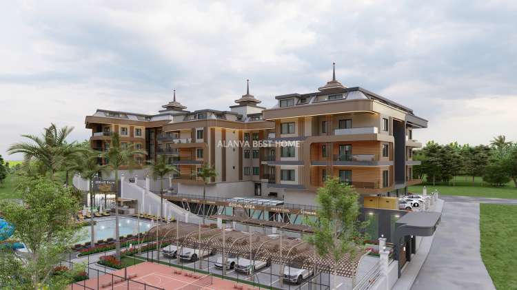 ALANYA OBA'DA İNŞAATI DEVAM ETMEKTE OLAN PROJEDEN SATILIK DAİRELER